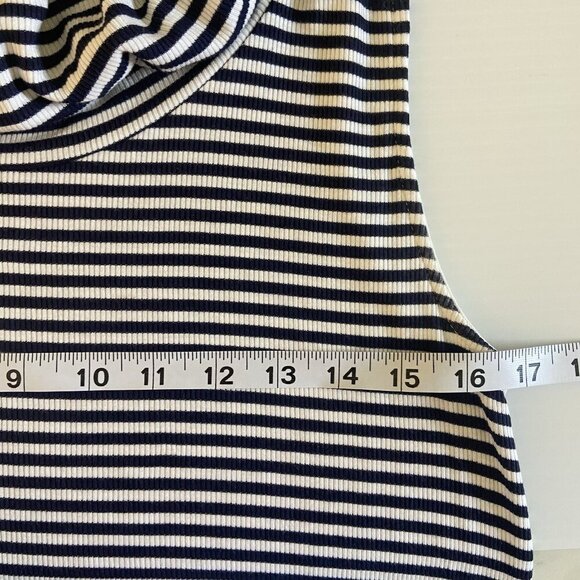 ANTHROPOLOGIE Dolan Ribbed Sleeveless Tank Dress Striped Left Coast Collect Sz S - Picture 9 of 10
